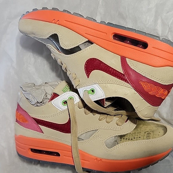 Nike Air Max 1 CLOT Kiss of Death Rare Collaboration Translucent Air Bubble W8 - Picture 5 of 13